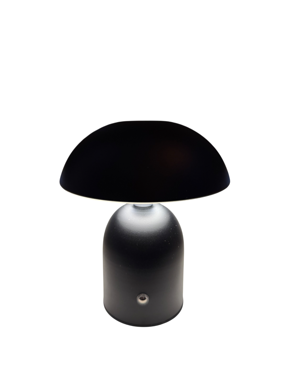 Luxora Dome – Kabellose Design-Tischlampe in Schwarz